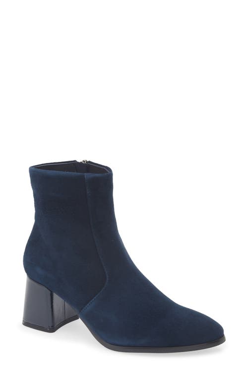 Regarde Le Ciel Millie Block Heel Bootie In Blue