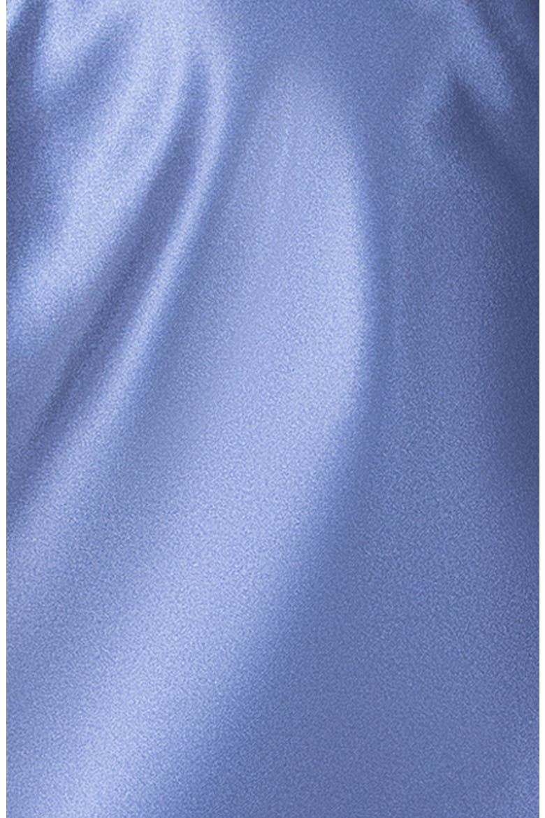 Halter Charmeuse Gown, Alternate, color, BLUE