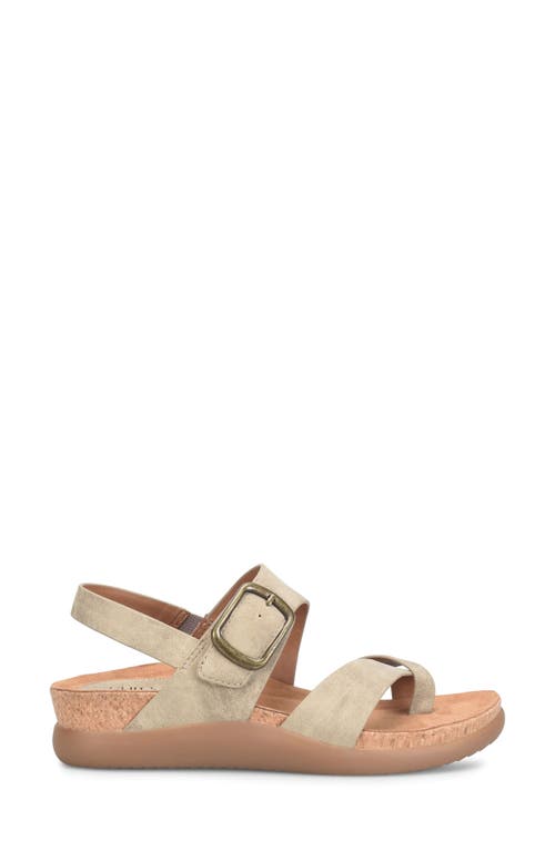 Eurosoft Hampton Toe Loop Slingback Sandal In Stone Taupe