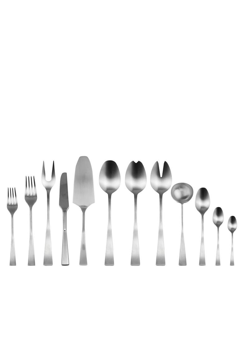 Italia Flatware Set - 67 Pieces, Main, color, Ice