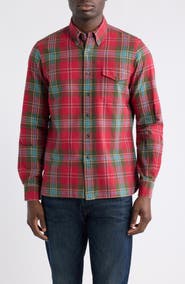 Polo Ralph Lauren Classic Fit Plaid Brushed Cotton Button-Down Oxford Shirt