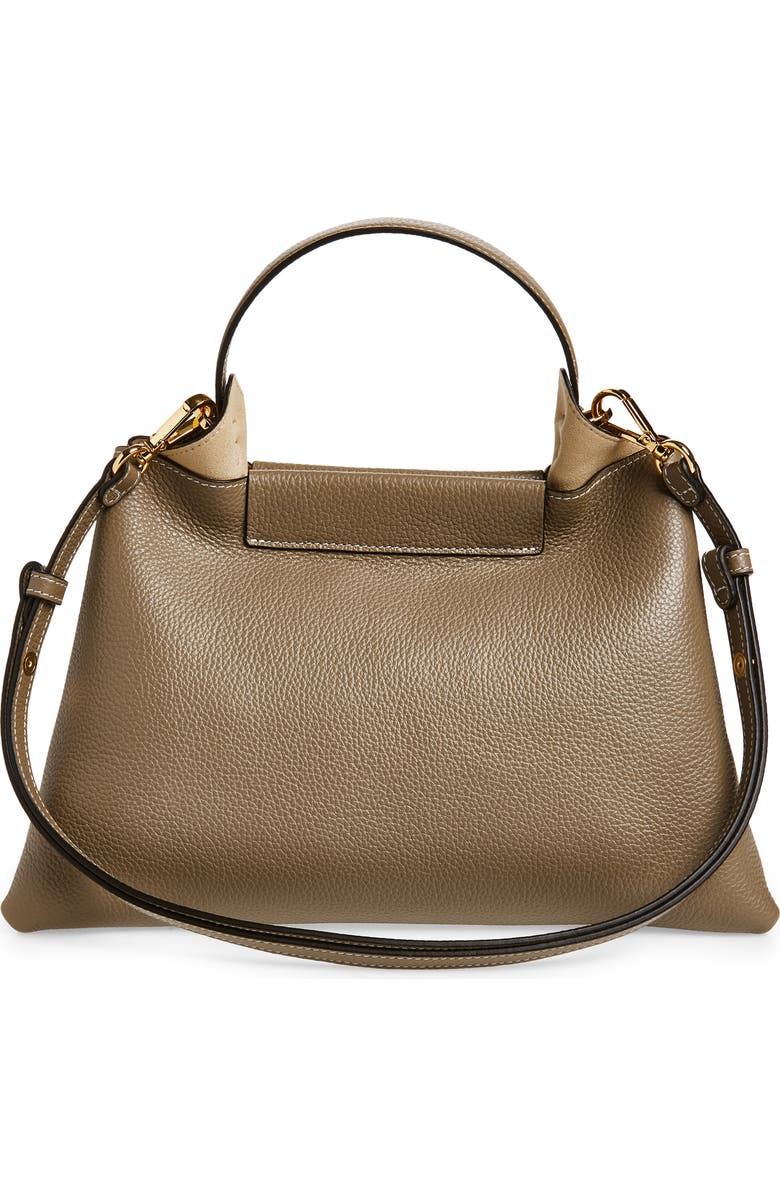 Ree Projects Elieze Medium Leather Handbag, Alternate, color, Dark Taupe Grey