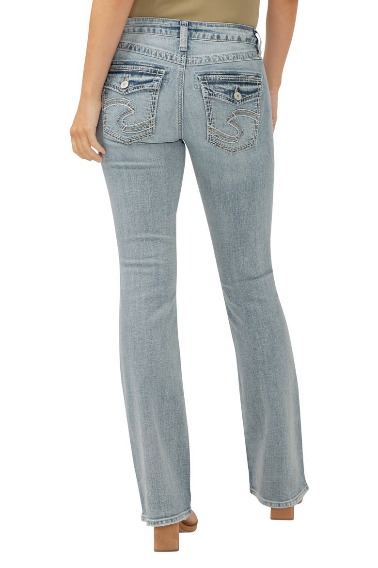 Suki Curvy Mid Rise Bootcut Jeans, Alternate, color, INDIGO