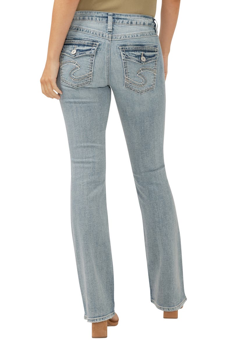 Silver Jeans Co. Suki Curvy Mid Rise Bootcut Jeans, Alternate, color, Indigo
