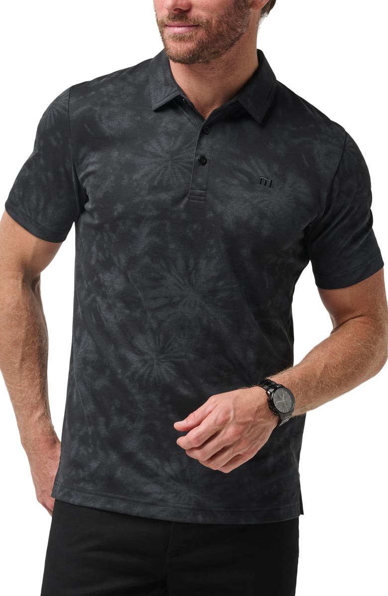 TravisMathew Brilliant Waters Tie Dye Piqué Polo, Main, color, 