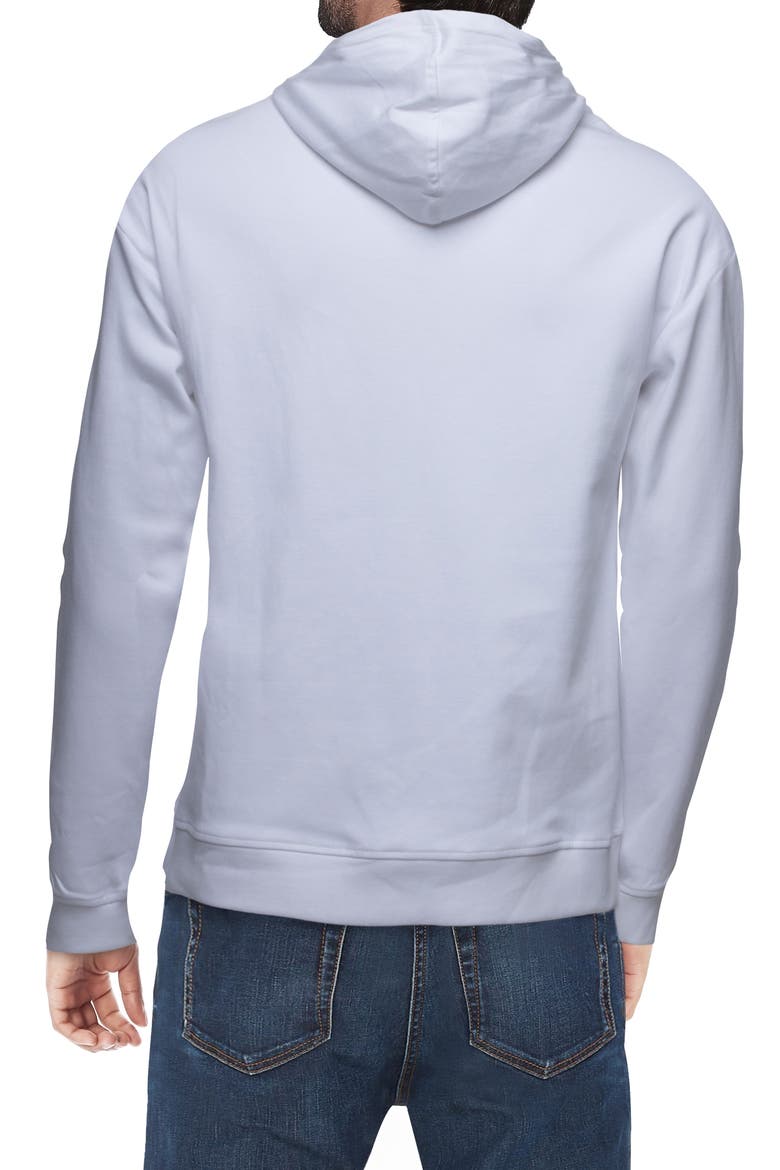 Geometric Studded Graphic Hoodie, Alternate, color, WHITE