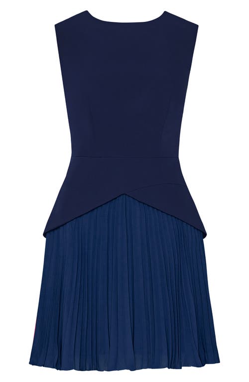 Milly Haddy Pleated Mini Dress