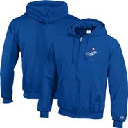 Champion Men's Champion Royal Los Angeles Dodgers Powerblend Full-Zip Hoodie
