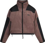 SKIMS Faux Shearling Zip Jacket