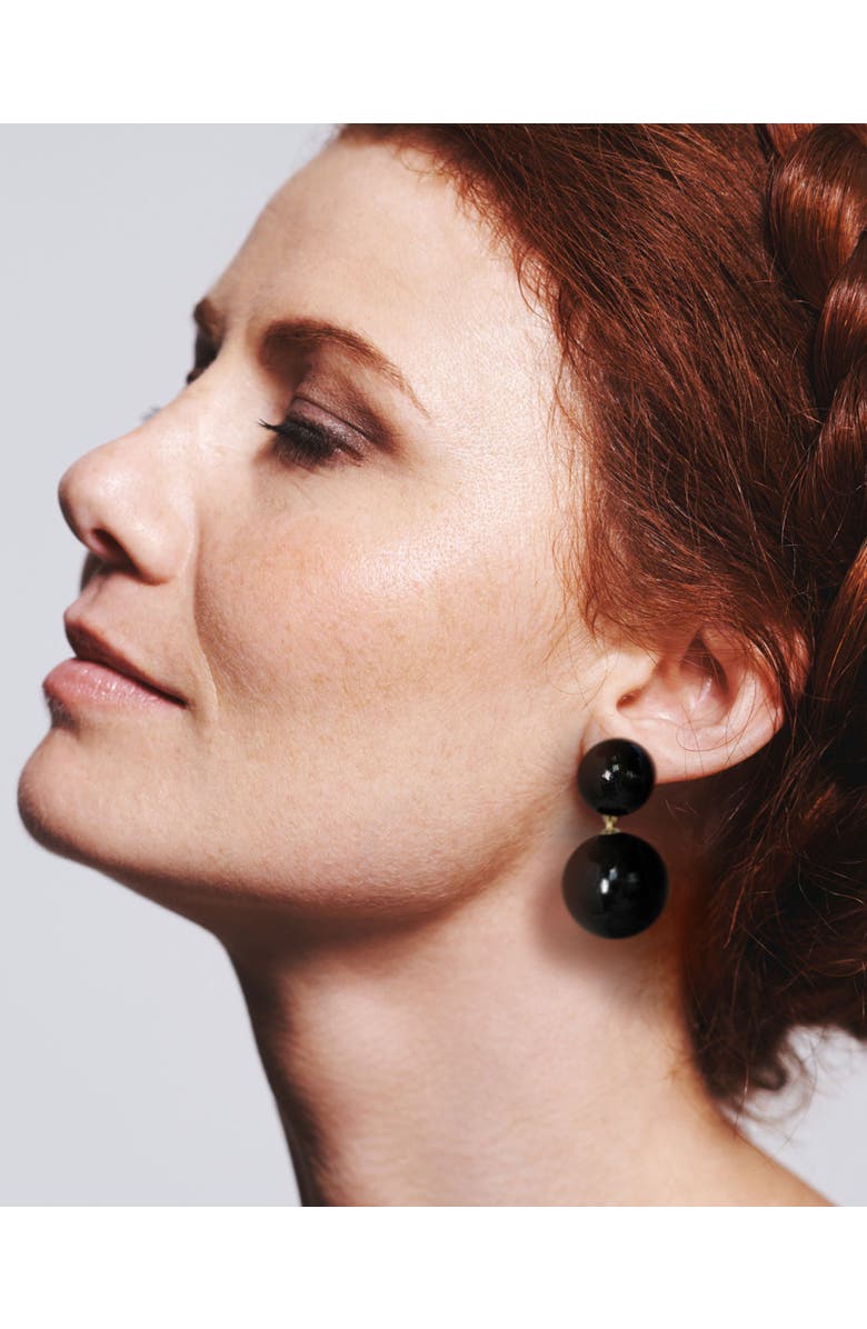 Saulė Label Sonia Classic Earrings, Alternate, color, Raven