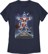 National Lampoon's Christmas Vacation Women's National Lampoon's Christmas Vacation Electrified Poster  Graphic T-Shirt