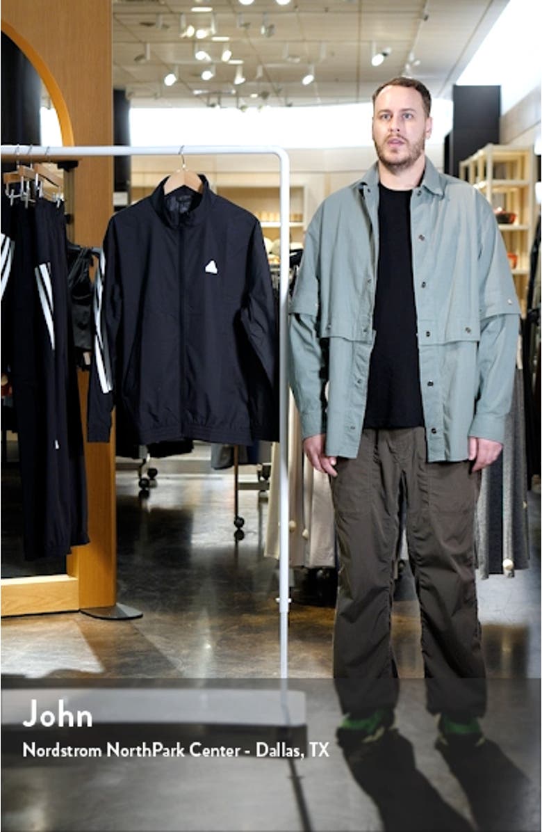 Future Icons 3-Stripes WIND.RDY Recycled Polyester Ripstop Track Jacket, sales video thumbnail