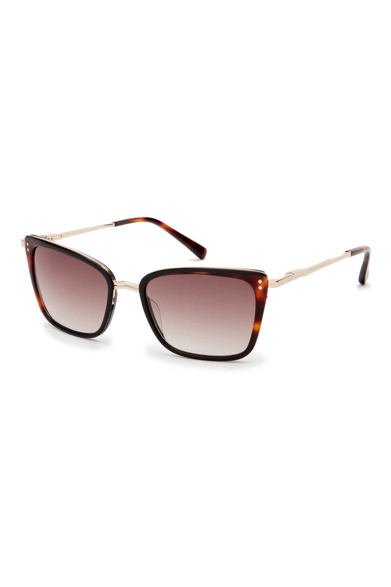 56mm Square Sunglasses, Alternate, color, TORTOISE