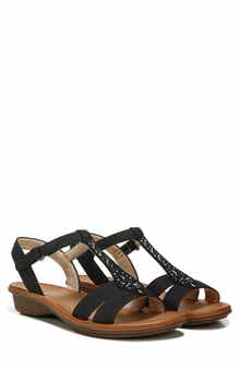 SOUL NATURALIZER Summer Embellished T-Strap Sandal - Wide Width Available