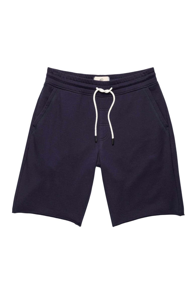 Sailor Drawstring Terry Short, Main, color, Navy Blazer