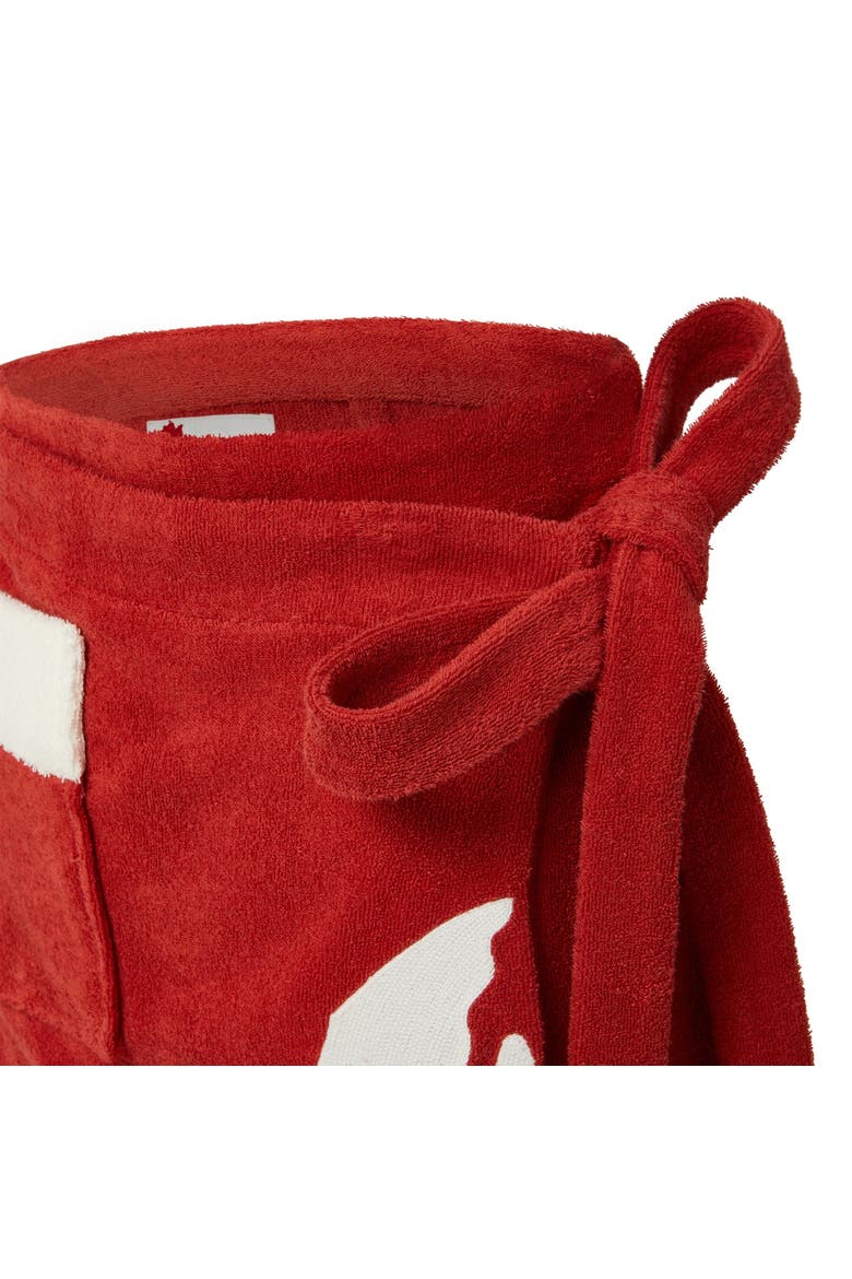 Better Half Hand Towel Mini Skirt, Alternate, color, Red