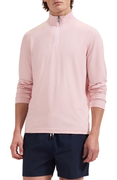 Mélange Quarter Zip Pullover