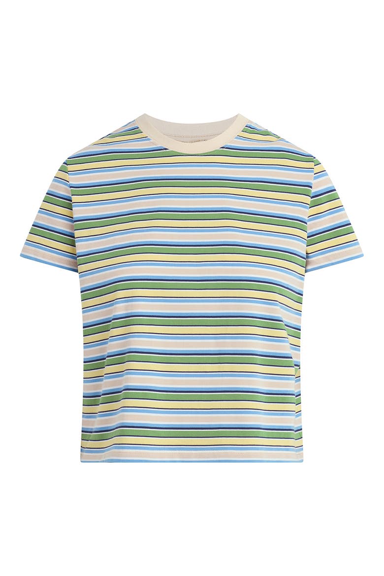 The Easy Stripe T-Shirt, Alternate, color, CITRUS MULTI STRIP