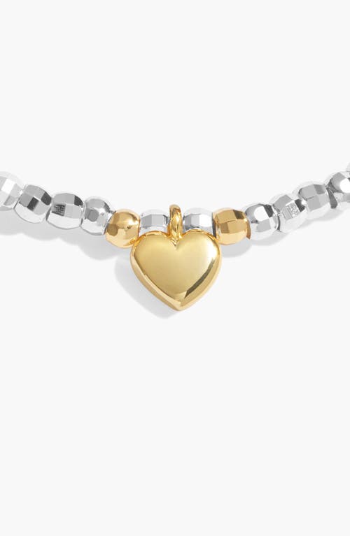 A Littles & Co. A Littles & Co Sparkle Confetti A Little 'fabulous Friend' Bracelet In Silver And Gold-tone Plating In Silver