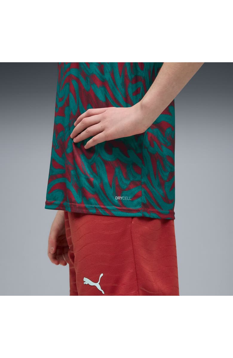 PUMA Youth Puma Red Portugal National Team Pre-Match Jersey, Alternate, color, Red