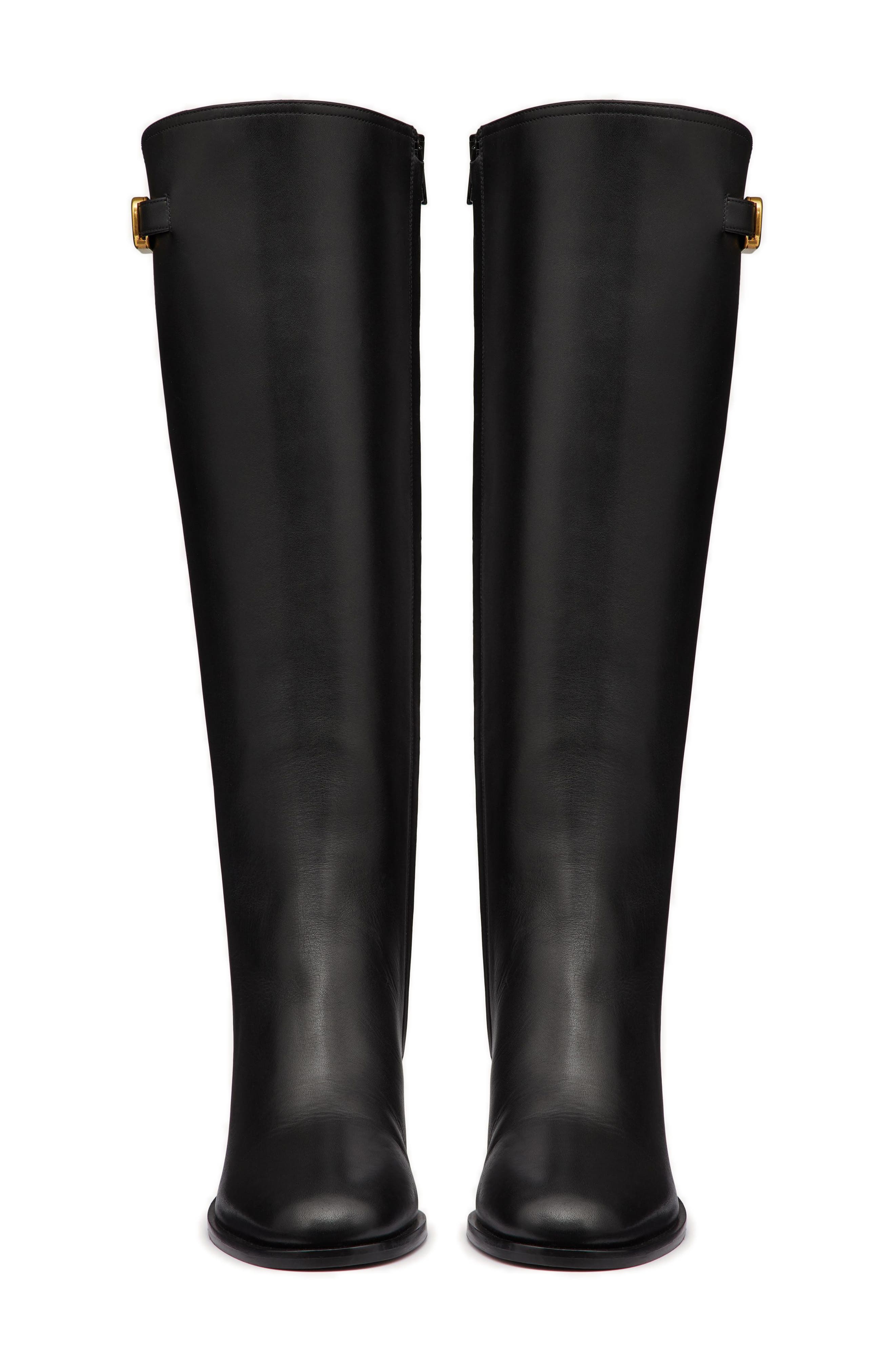 Valentino Garavani VLOGO Signature Knee High Boot, Alternate, color, 