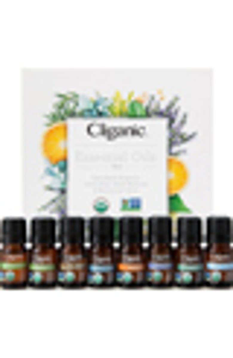 Cliganic Organic Aromatherapy Set - Top 8 Essential Oils in Various Sizes, Alternate, color, 