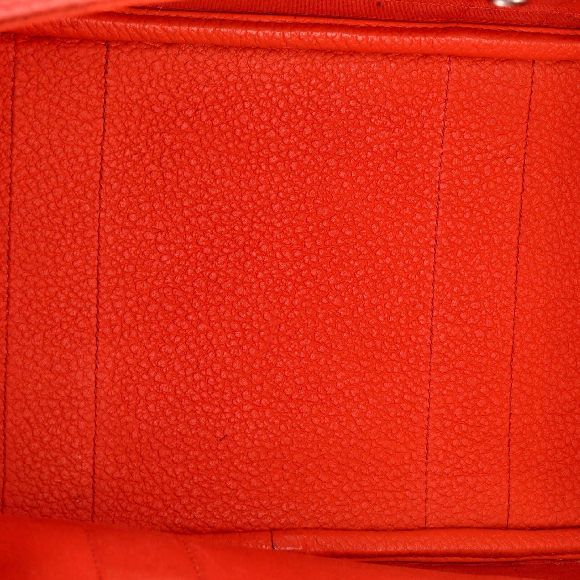 Pre-Owned Hermes Garden Party Tote Toile and Leather 36, Alternate, color, Orange Poppy