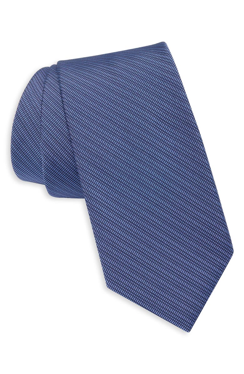 Calvin Klein Joanna Stripe Tie, Main, color, Navy