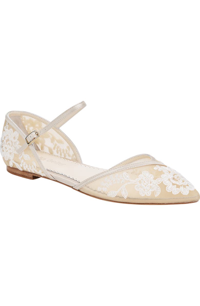 Bella Belle Celia Flat, Main, color, Nude Silk
