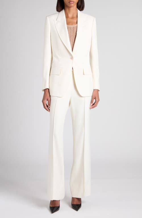 Tom Ford Wallis Twill Blazer In Brown