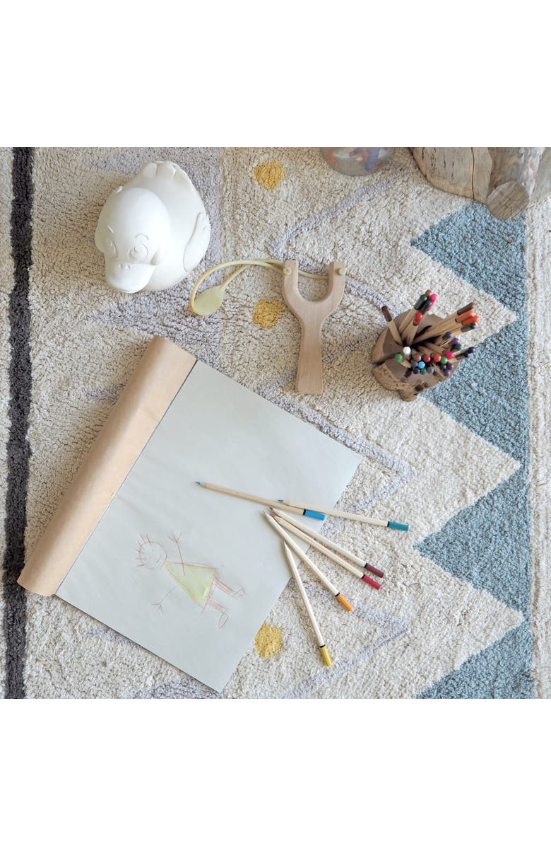 Lorena Canals Washable Rug Azteca, Alternate, color, Natural