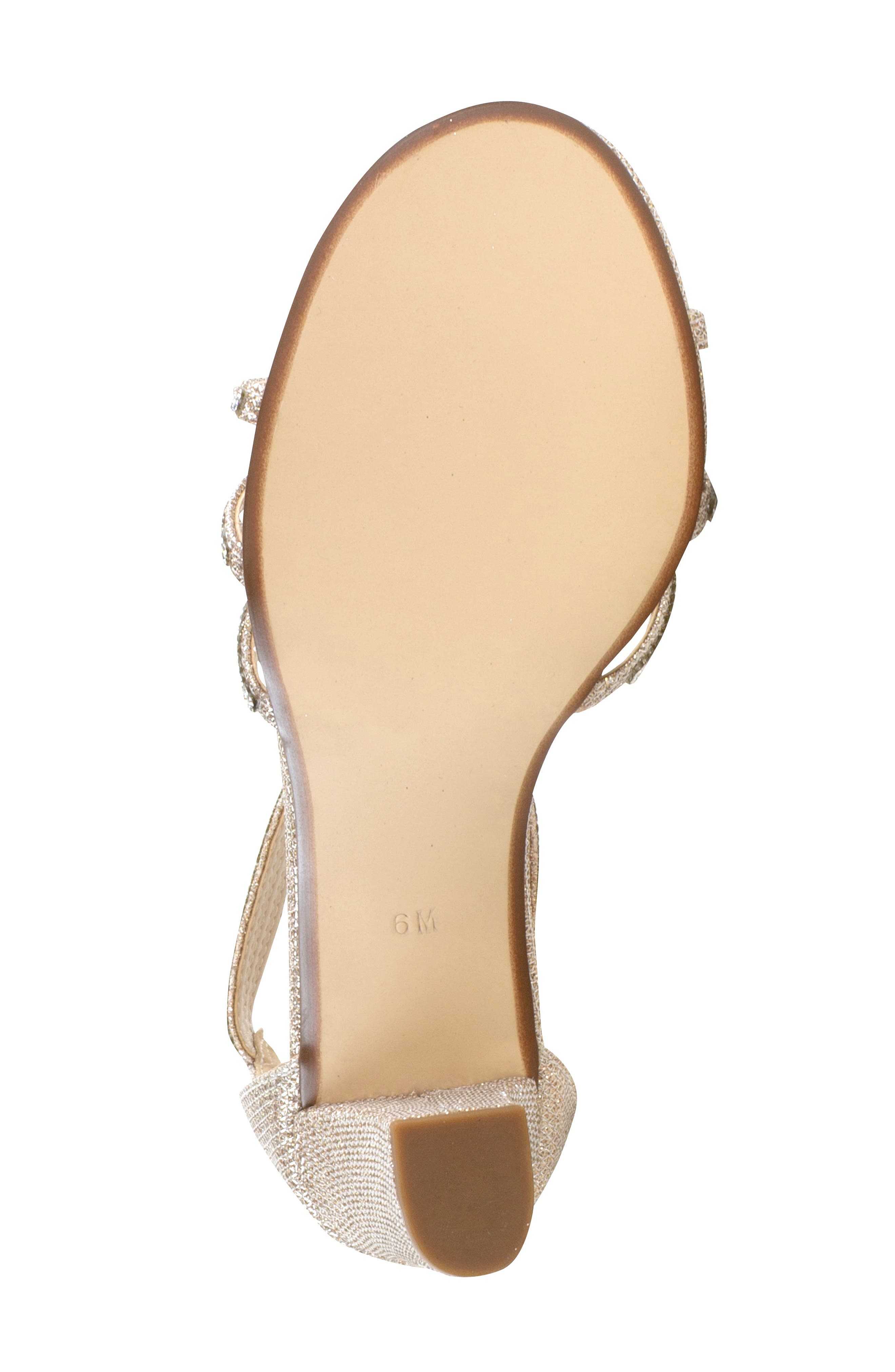 Touch Ups Gabriella T-Strap Sandal, Alternate, color, Champagne