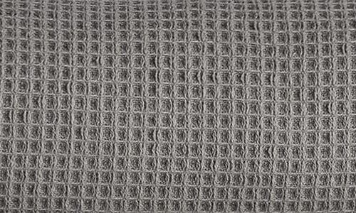 Cozy Earth Waffle Bath Towel In Gray