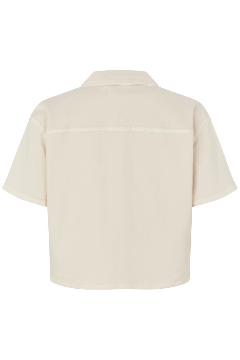 MaIvonelle Cropped Shirt, Alternate, color, Jet Stream