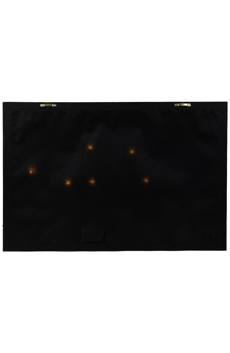 Northlight LED Lighted Haunted House Halloween Canvas Wall Art - 15.75 x 23.75", Alternate, color, Black