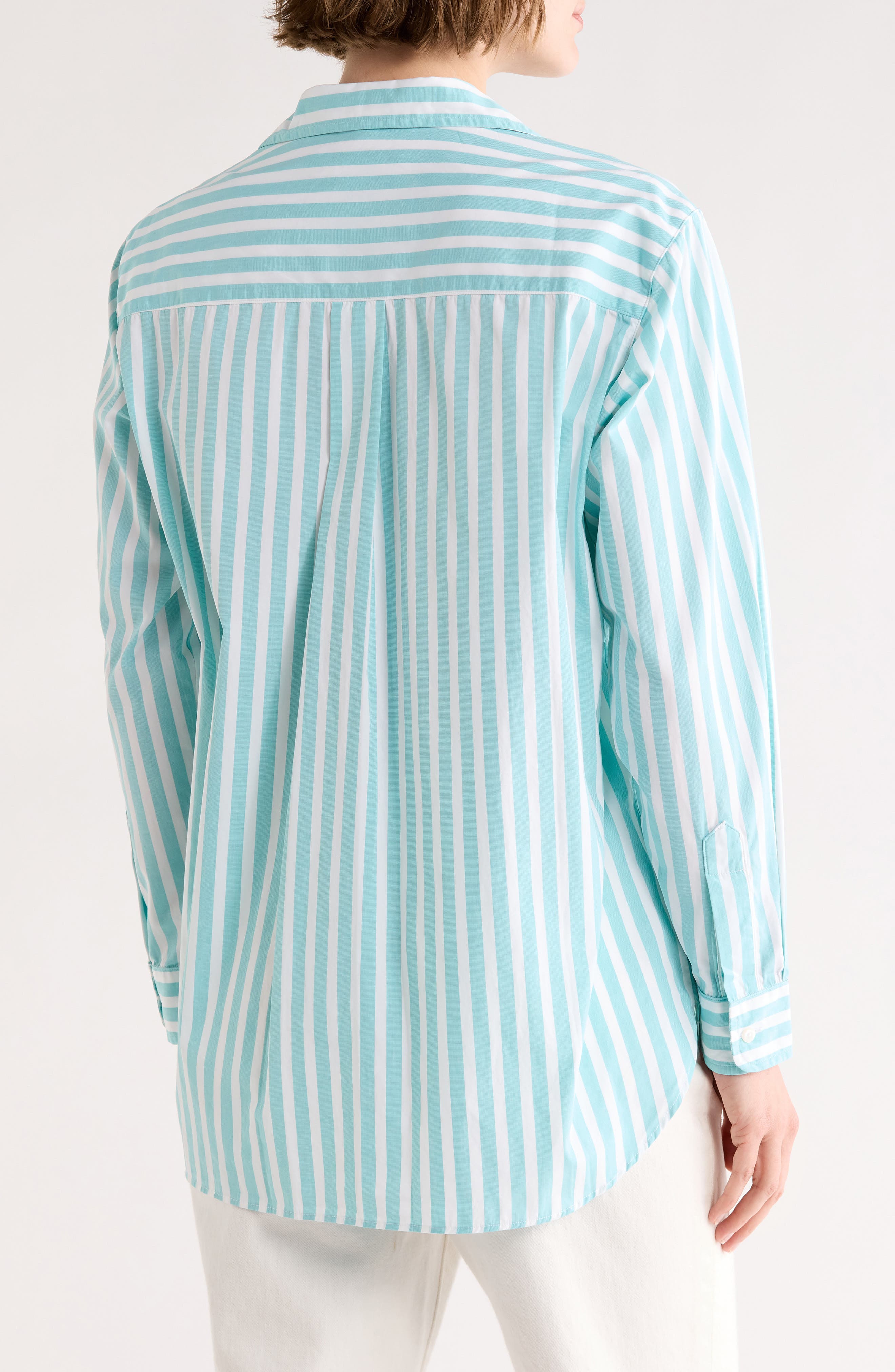 Boyfriend Cotton Button-Up Shirt - image 2