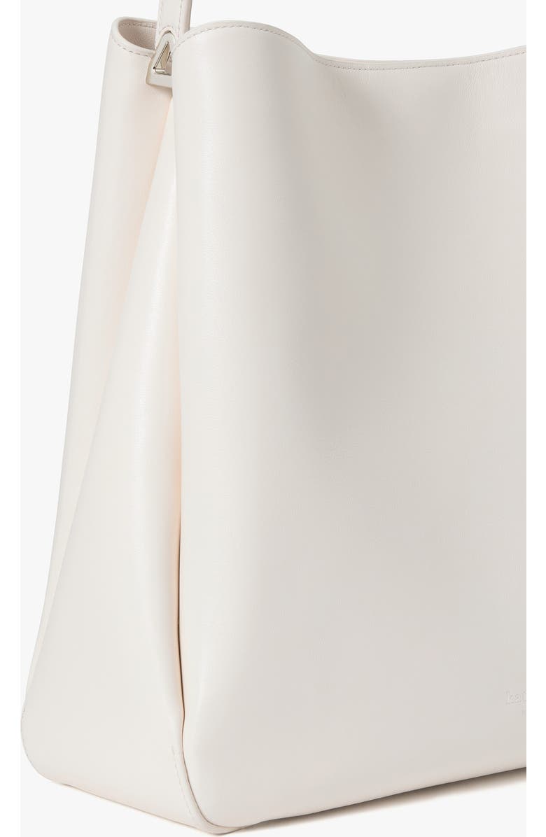 Kate Spade New York large grace leather shoulder bag, Alternate, color, Cream