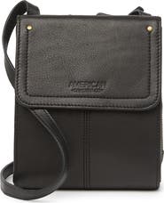 AMERICAN LEATHER CO. Kansas Foldover Crossbody Bag