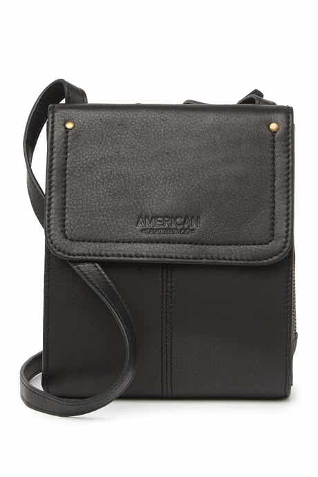 AMERICAN LEATHER CO. Kansas Foldover Crossbody Bag