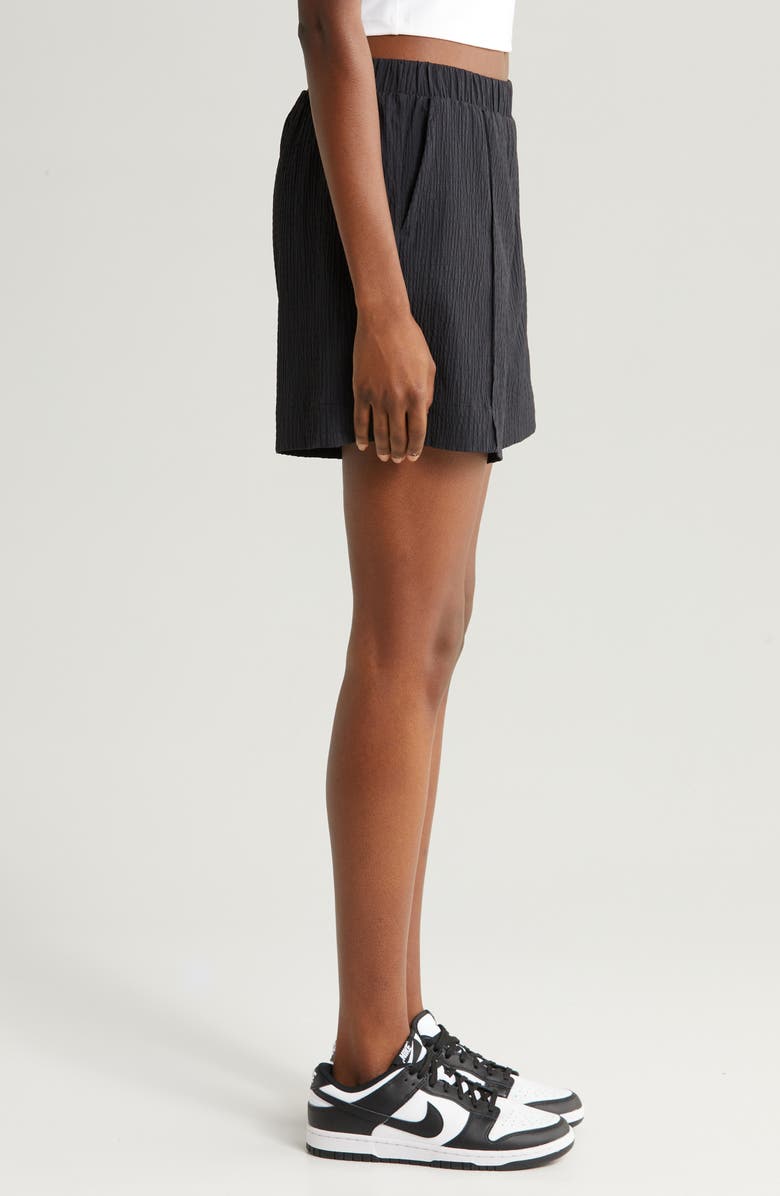 Zella Saylor Crinkle Shorts, Alternate, color, 