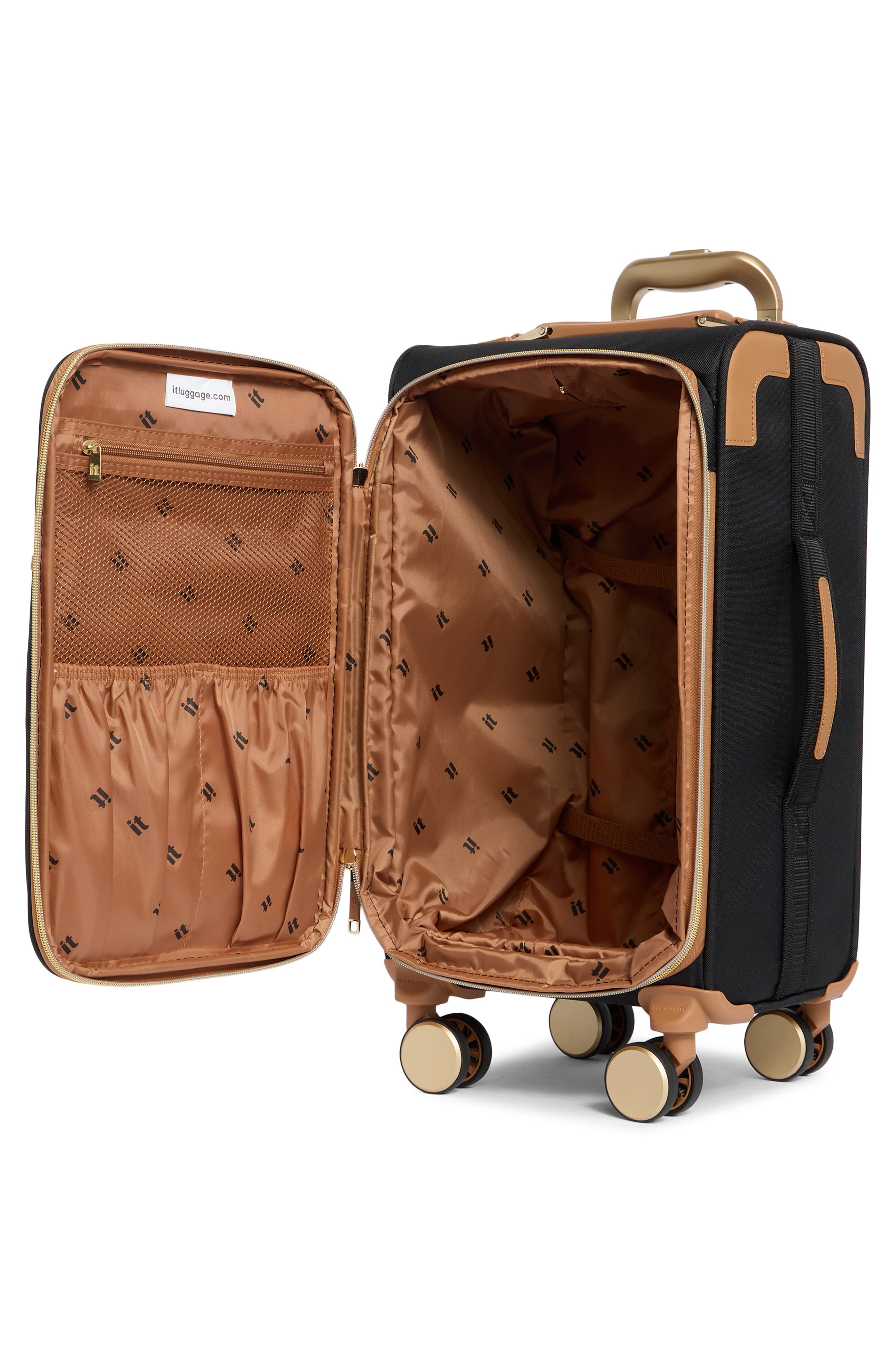 IT LUGGAGE Transposition 22-Inch Soft Side Suitcase, Alternate, color, Black