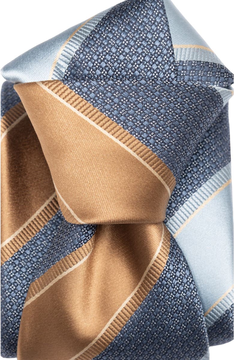 Elizabetta Ferrari - Extra Long Silk Jacquard Tie for Men, Alternate, color, 