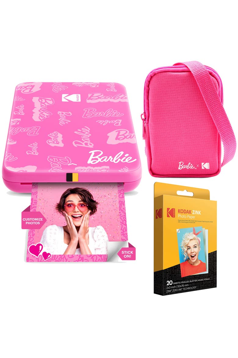 x Barbie Step Slim Printer Starter Bundle, Main, color, Pink - Signature Style