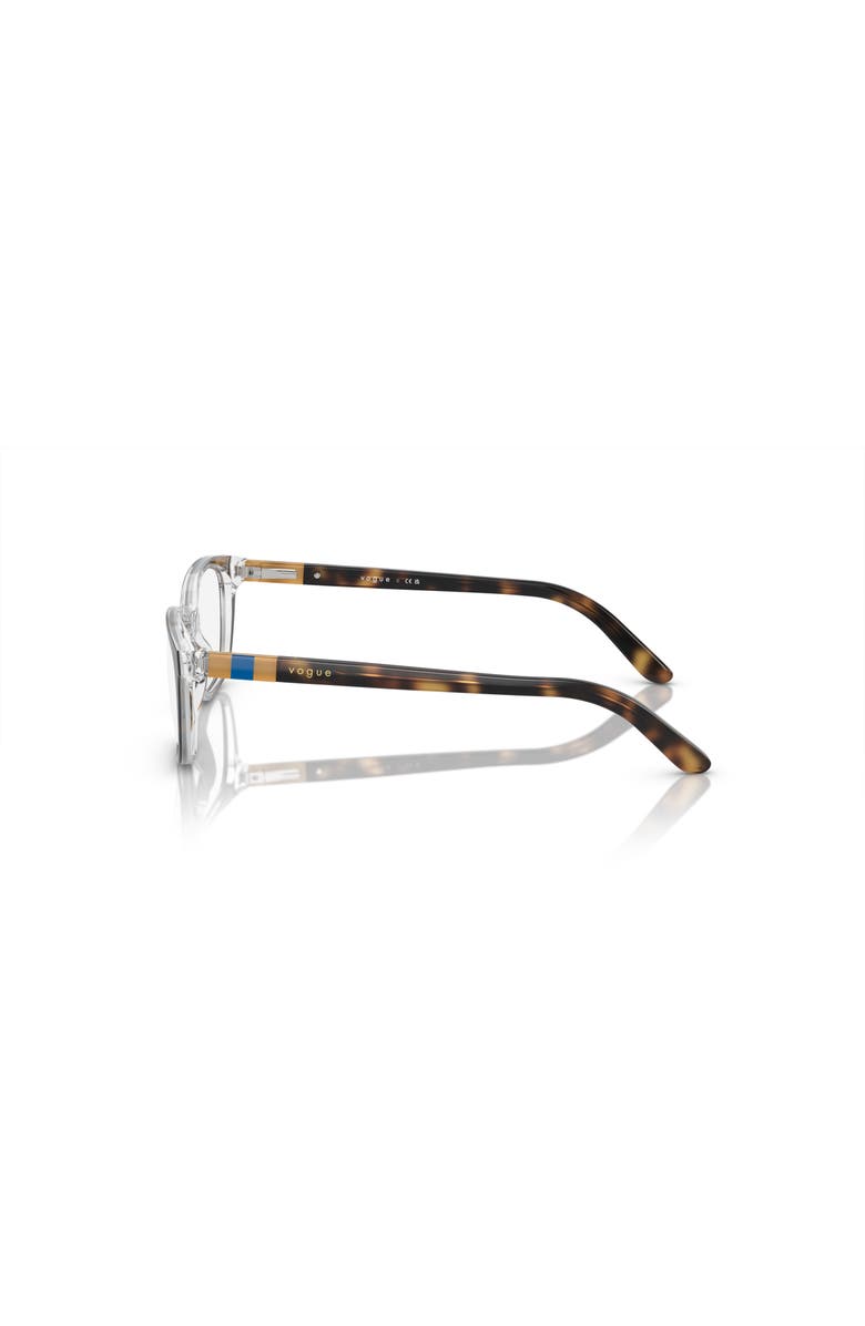 Vogue Eyewear 47mm Square optical glasses, Alternate, color, Brown