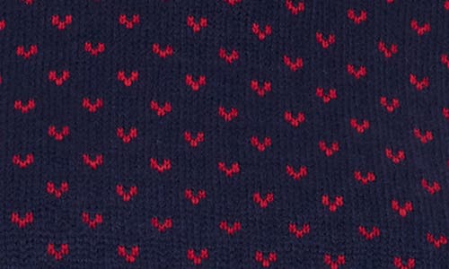 Pistola Hanna Heart Jacquard Crewneck Sweater In Blue