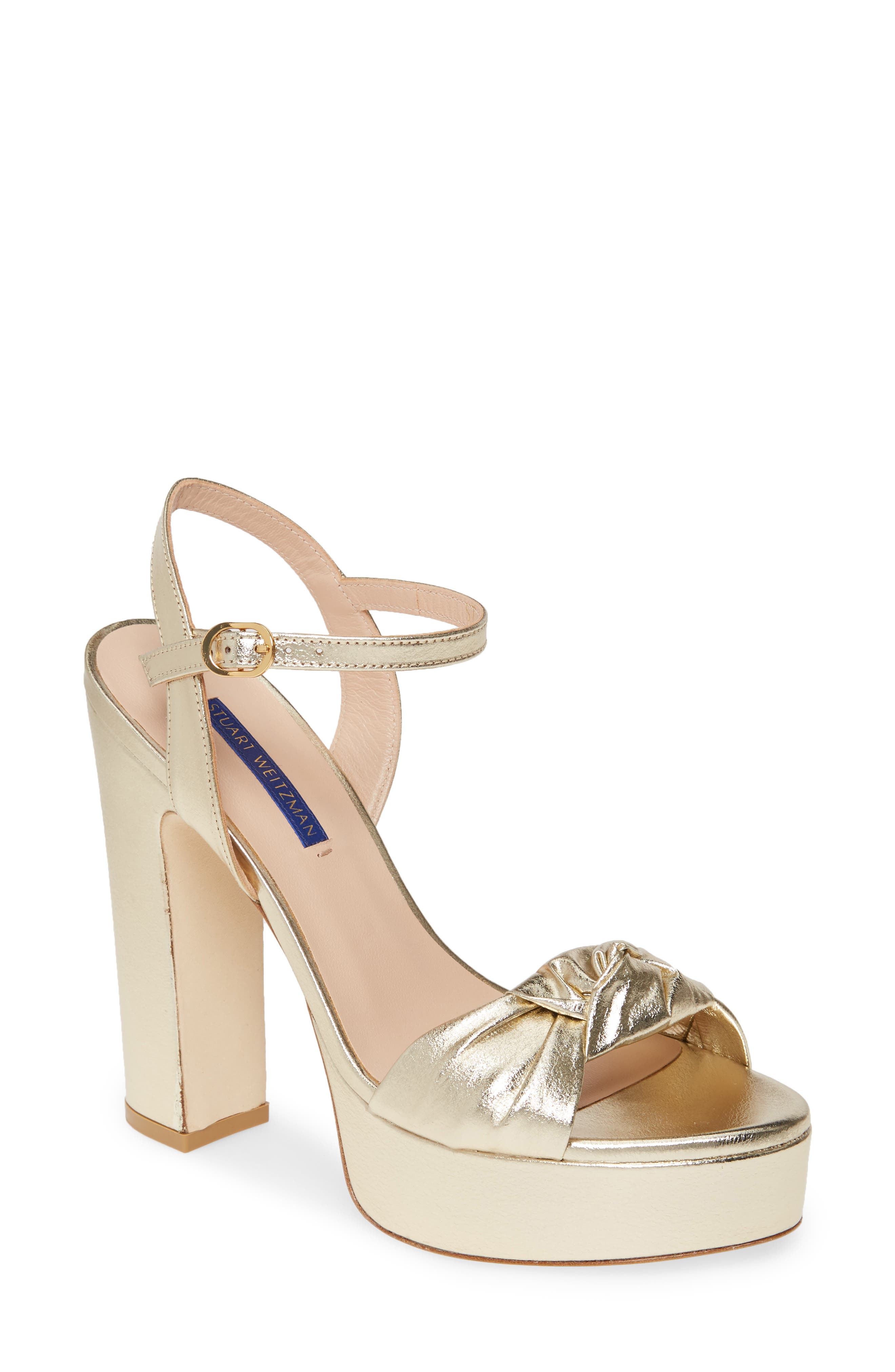 Mirri Platform Sandal, Main, color, PLATINO LAME NAPPA