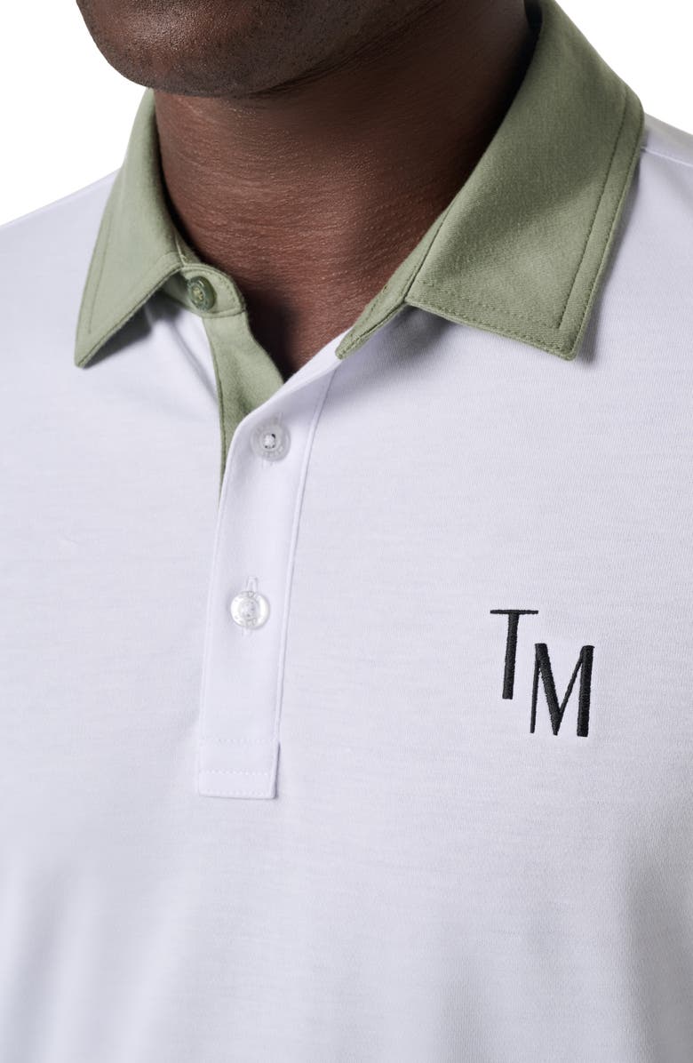TravisMathew AB Energy Graphic Polo, Alternate, color, White