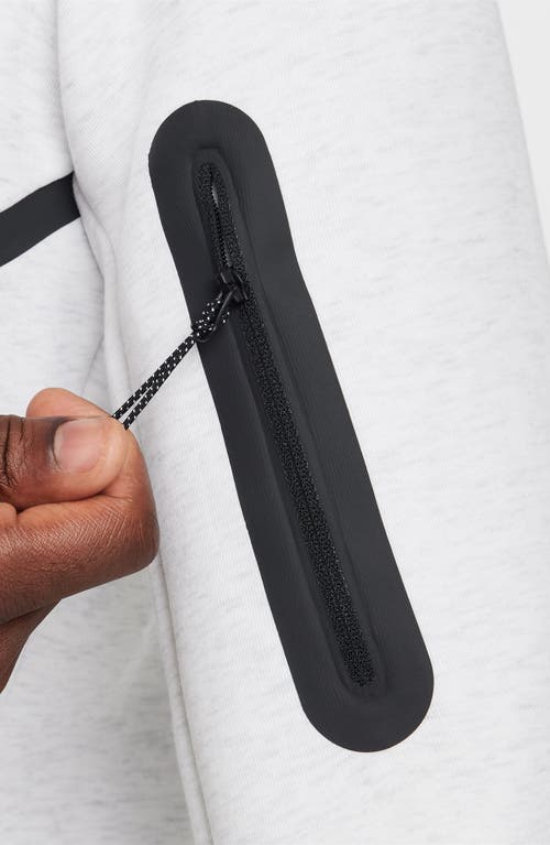 Nike Lightweight Sweatshirt With Zip Hood For Men Sportswear Tech Fleece Hoodie Phantom/black