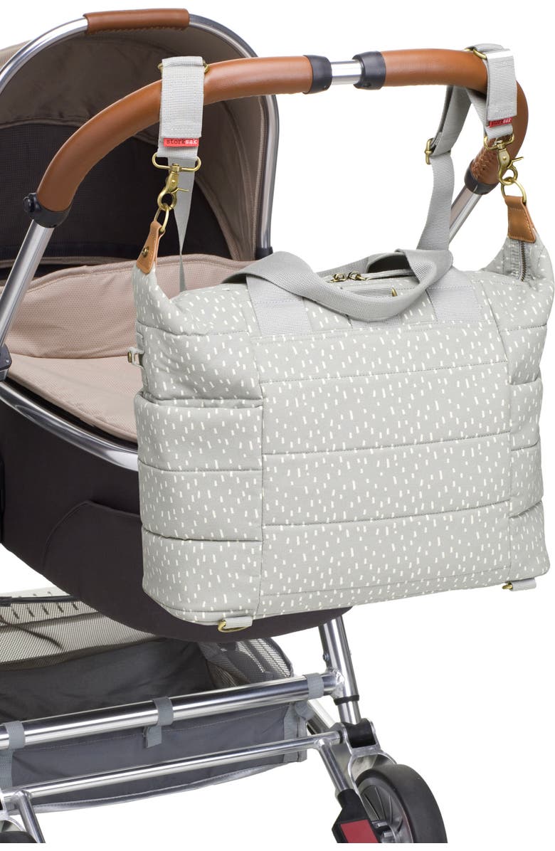 Storksak Organic Cotton Diaper Tote, Alternate, color,