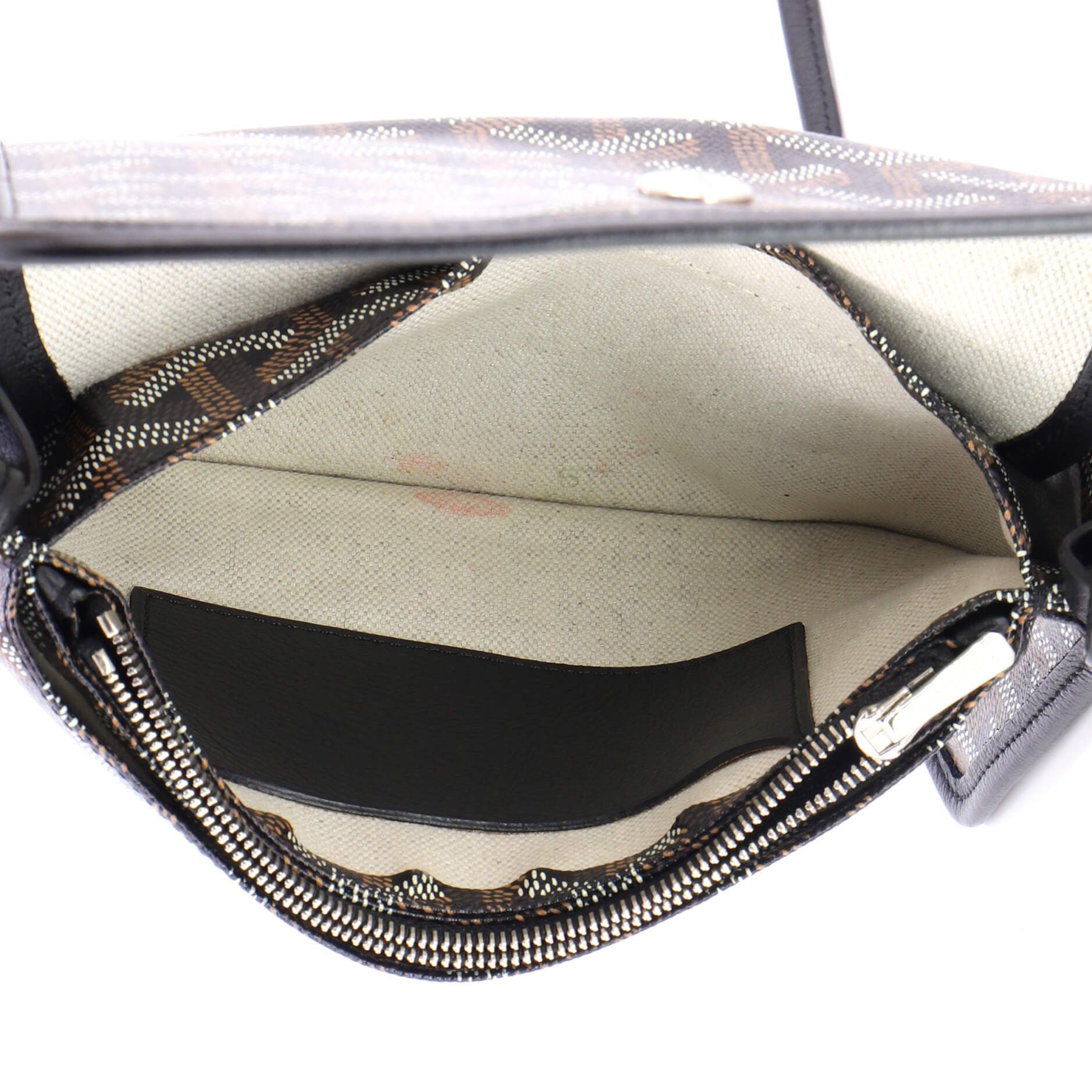 Plumet Clutch Wallet Coated Canvas, Alternate, color, Black